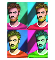 Taika Waititi, Andy Warhol Tarafından Tablo Ahşap Poster Dekoratif