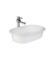 LENA TEZGAHÜSTÜ LAVABO E-4802 (Beyaz)