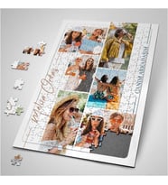 Arkadaşa Hediye Fotoğraflı 240 Parça Kişiye Özel Puzzle
