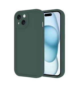 Iphone 14 Kılıf Viera Silikon - Koyu Yeşil