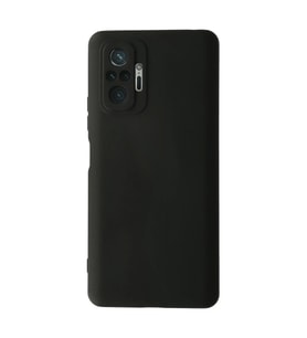 Xiaomi Redmi Note 10 Pro Kılıf Nano içi Kadife Silikon - Siyah