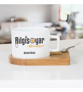 Kişiye Özel Bilgisayar Mühendisi Temalı Çay Fincanı