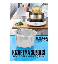 Mey İthalat® Kızartma Süzgeci Patates Kızartma Filtresi 304 Paslanmaz Çelik 721721