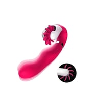 FLIRT Dönebilen Dil Klitoris Uyarıcı ve G-Spot Uyarıcı 2 in 1 Vibratör