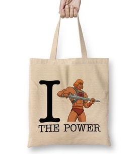 He Man I Love The Power Masters Of Universe Bez Çanta Uzun Saplı
