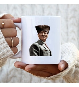Atatürk Resim Baskılı Kupa Bardak