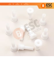 10 Adet Cam Kriko İndirme Kaldırma Mekanizma Kablo Ucu Halat Dübeli Tip BCP059