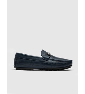 Hakiki Deri Lacivert Erkek Loafer