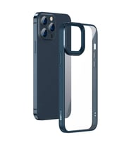 Baseus Crystal iPhone 13 Pro Max Kılıf Jel Çerçeve Zırhlı Silikon Kılıf-(577 - GLST9839-332 (Pembe)