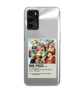 Oppo A55 Uyumlu One Piece Desenli Şeffaf Telefon Kılıfı
