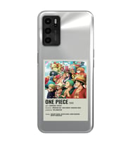 Oppo A55 Uyumlu One Piece Desenli Şeffaf Telefon Kılıfı