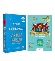 Editör 6. Sınıf VIP Tüm Dersler ve Lodos Paragrafhane Soru Bankası Seti 2 Kitap