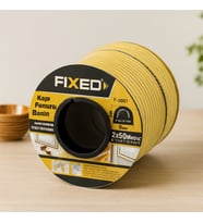 Kapı Pencere D-Profil Fitil 9x6 mm Kahverengi 100 m