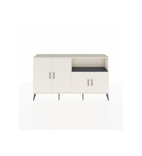 Arges Konsol 6 Raflı 4 Kapaklı 176x30x99 Aytaşı-Aytaşı/Antrasit