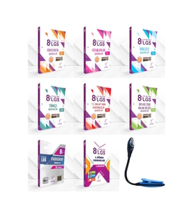 Karekök Yayıncılık Karekök Yay. 8 Sınıf LGS Kazandıran Ful Set Deneme Süper Set + Kitap Okuma Işığı Hediye (Çok Renkli)