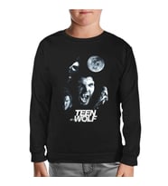 Teen Wolf - Moon Siyah Çocuk Sweatshirt