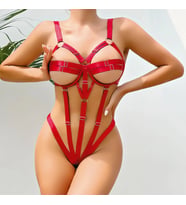 BABYDOLL HARNESS KIRMIZI 104