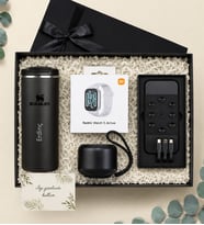 Kişiye Özel Stanley Termos Akıllı Saat Powerbank Hoparlör Hediye Seti