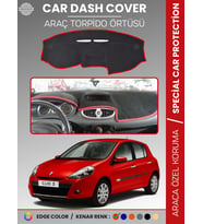 RENAULT CLIO 3 (2009-2014) Torpido Örtüsü Ön Göğüs Koruma Torpido Koruma Birebir Uyum Kaymaz