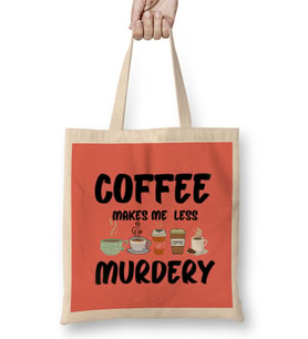 Funny Coffee DrinKs Art Lover Gift Quote - Vintage Retro Rainbow Style Bez Çanta Uzun Saplı