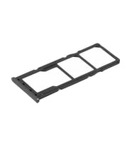 Samsung Galaxy M51 Uyumlu Hafıza Kart + Sim Metali (Siyah)