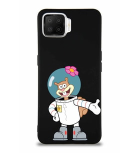 Oppo A73 Soft Premier Kapak Sandy Tasarımlı Silikon Kılıf - Siyah (Şeffaf)