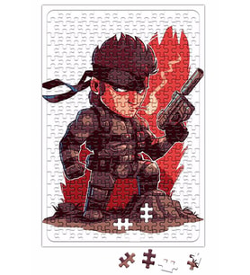 Solid Snake Puzzle 240 Parça Yapboz