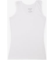 BREEZE GİRLS & BOYS Erkek Çocuk Atlet Geniş Askılı Fitilli 3-11 Yaş, Beyaz