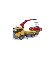 BRUDER SCANIA 560R ÇEKİCİ VE ROADSTER ARABA 03552