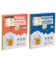 ÇANTA YAYINLARI 5. Sınıf Türkçe + Matematik Etkinlikli Kazanım Sıralı Soru Bankası
