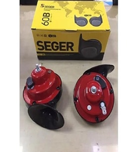 Seger Dadat Korna 12V Tek Fişli Şaseli Salyangoz Korna Takım