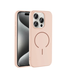 Apple iPhone 15 Pro Max Kılıf M-safe Şarj Özellikli Zore Meta Kapak