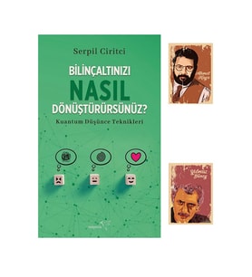 Bilinçaltınızı Nasıl Dönüştürürsünüz? Kuantum Düşünce Teknikleri - Serpil Ciritci Defterli seti (Renksiz)