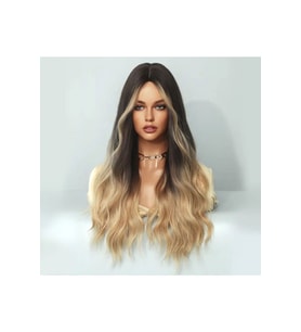 PerukAvm Luxury Perçemsiz Koyu Ombreli Özel Lüx Model