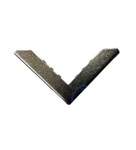 Kitap, Kapak, Menü, Albüm Köşesi, Büyük - 23x40mm, Nikel, 500 Adet