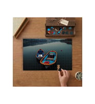 Deniz - Sandal - Manzara Tasarımı 240 parça Ahşap Puzzle Ahşap Kutuda MP07071