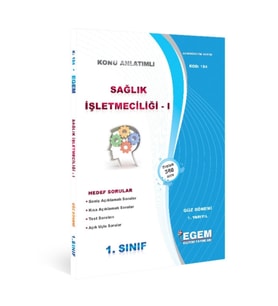 Egem Eğitim Yayınları Sağlık Işletmeciliği (Çok Renkli)
