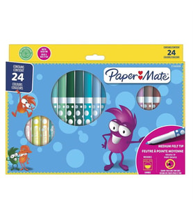 Papermate Keçeli Boya 24 Renk 2166508