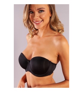 Golshan SİYAH Konforlu ve Şık Sütyen, Strapless