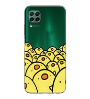 Huawei P40 Lite Uyumlu Baskılı Yumuşak Silikon Şeffaf Telefon Kılıfı