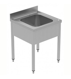 Electrolux Professional Tek Evyeli Tezgah, Evyesi 600x500 Mm, 700 Mm, Plus GLG716E