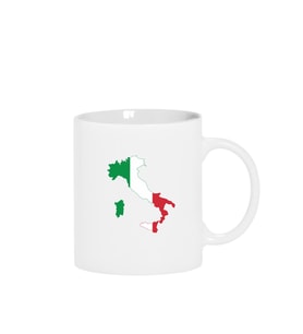 Euro 24 Italy Beyaz Kupa Bardak