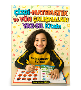 Çizgi-Matematik ve Yön Çalışmaları YAZ-SİL Kitap Seti (3 Kitap)