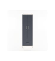 Hyperion Dolap 5 Raflı Tek Çekmeceli 2 Kapaklı 60x44x195 Aytaşı-Antrasit