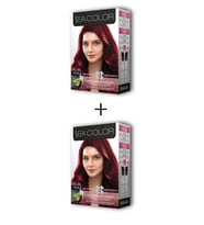 2X2 Tüp Krem Saç Boyası Seti Ateş Kızılı No:66.46