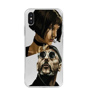 Iphone X ve XS Uyumlu Leon Sevginin Gücü Tasarımlı Şeffaf Telefon Kılıfı