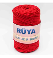 Angel Çanta Aksesuar Kırmızı Renk Pamuk Ribbon No:9