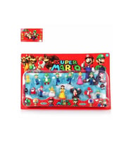 Süper Mario Oyuncak Figürleri Full Set 17 Parça Luigi Ve Mario