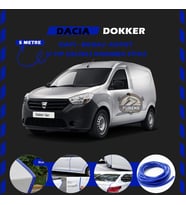 Dacia Dokker Oto Araç Kapı Koruma Fitili 5metre Parlak Mavi Renk