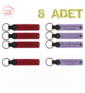 Kırmızı & Mor Menekşe, 8’li Set, Kişisel Mesajlı Hediyelik, Matematik Öğretmeninden Karne Hediyesi